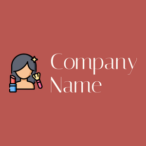 Makeover logo on a Chestnut background - Mode & Beauté