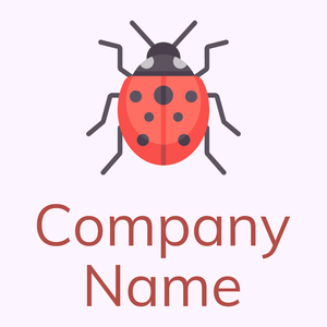 Ladybug on a Magnolia background