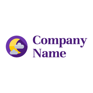 Half moon logo on a White background - Abstrakt