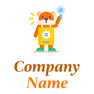 Mascot logo on a White background - Entretenimento & Artes