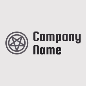 Occult arts logo on a Gainsboro background - Abstrait