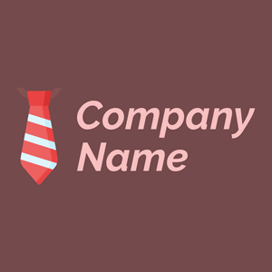 Tie logo on a Buccaneer background - Moda & Belleza