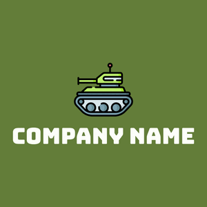 Tank on a Dark Olive Green background - Spelletjes & Recreatie