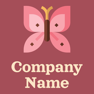 Butterfly on a Hippie Pink background - Entretenimento & Artes