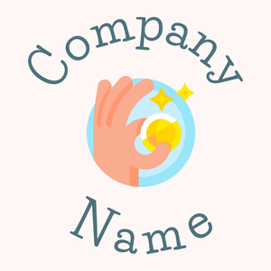 Coin logo on a Snow background - Negócios & Consultoria