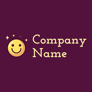 Happy logo on a Pompadour background - Abstrato