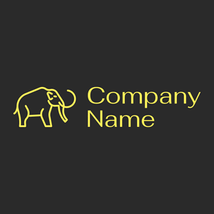 Mammoth logo on a Nero background - Animali & Cuccioli