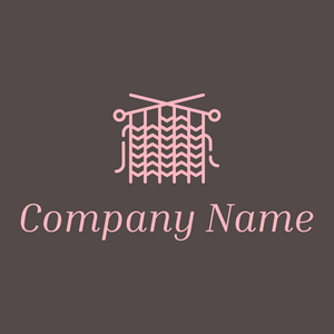 Knitting logo on a Matterhorn background - Arte & Entretenimiento