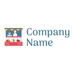 Butcher logo on a White background - Comida & Bebida