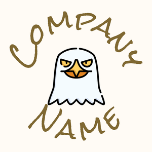Alice Blue Eagle on a Floral White background - Animales & Animales de compañía