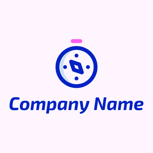 Compass logo on a Lavender Blush background - Reizen & Hotel