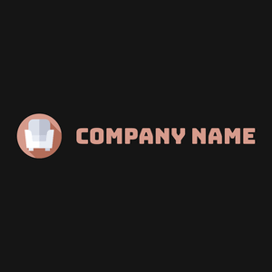 Armchair logo on a Nero background - Muebles de casa