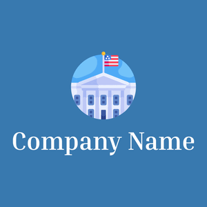 White house on a Curious Blue background - Política