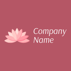 Lotus logo on a Blush background - Spa & Estética