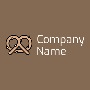 Pretzel logo on a Shadow background - Abstrato