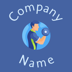 Fitness logo on a Mariner background - Sports