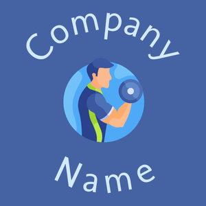 Fitness logo on a Mariner background - Sport