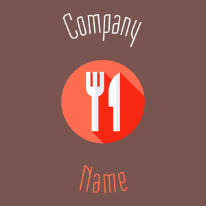 Fork logo on a Buccaneer background - Cibo & Bevande