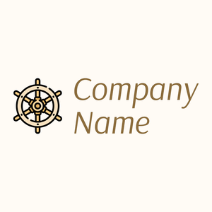 Helm logo on a Floral White background - Abstrato