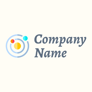 Orbit logo on a Floral White background - Abstrakt