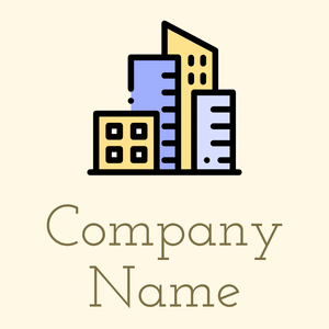 Buildings on a Corn Silk background - Arquitectura