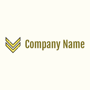 Sweet Corn Double chevron on a Ivory background - Abstrakt