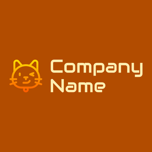 Dark Orange Wink on a Tenne (Tawny) background - Animali & Cuccioli