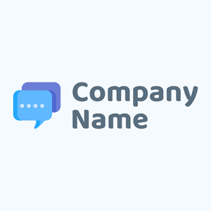 Comments logo on a Alice Blue background - Comunicazioni