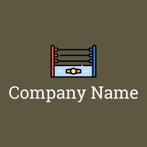 Wrestling on a Judge Grey background - Domaine sportif