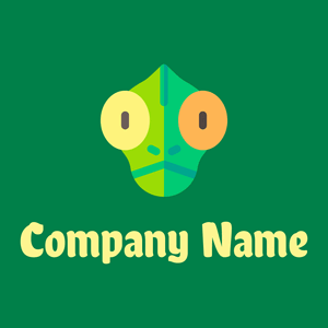 Iguana logo on a Watercourse background - Dieren/huisdieren