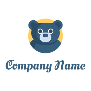 Bear logo on a White background - Animali & Cuccioli