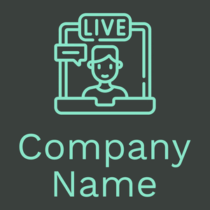 Live streaming logo on a Corduroy background - Kommunikation