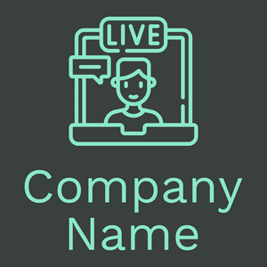Live streaming logo on a Corduroy background - Comunicaciones