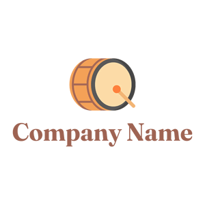 Beige Drum logo on a White background - Arte & Intrattenimento