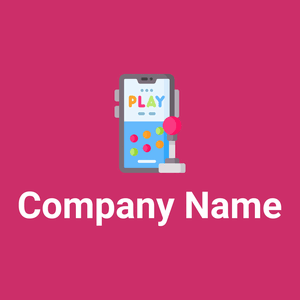 Online game logo on a Old Rose background - Jeux & Loisirs