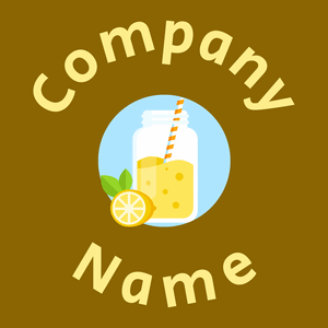 Columbia Blue Lemonade on a Olive background - Alimentos & Bebidas