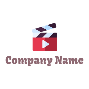 Clapperboard logo on a White background - Entertainment & Kunst
