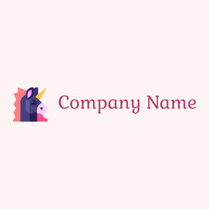 Unicorn logo on a Snow background - Arte & Entretenimiento