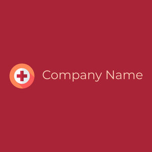 Red cross on a Brown background - Medical & Farmacia
