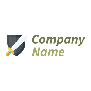 Shield logo on a White background - Abstrato