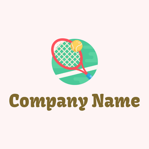 Tennis logo on a Snow background - Juegos & Entretenimiento