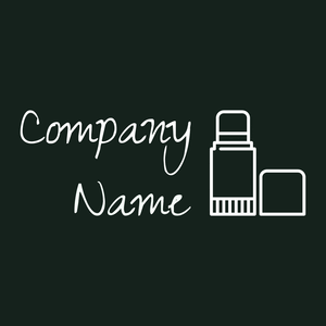 Lip balm logo on a Cardin Green background - Mode & Beauté