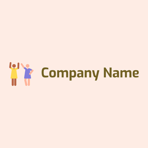 Dancing logo on a Seashell background - Moda & Bellezza