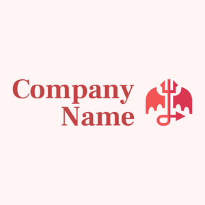 Evil logo on a Snow background - Religión