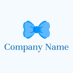 Maya Blue Bow tie on a Alice Blue background - Domaine sportif