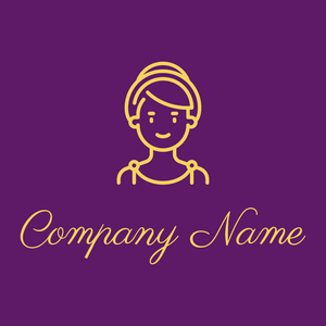 Woman logo on a Christalle background - Religion et spiritualité
