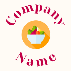 Salad on a Floral White background - Eten & Drinken