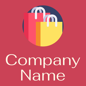 Bag logo on a Mandy background - Real Estate & Mortgage
