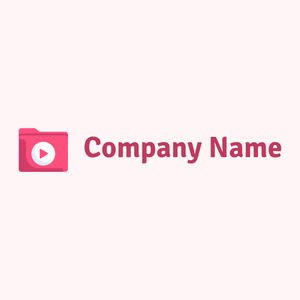 Folder logo on a Lavender Blush background - Entreprise & Consultant