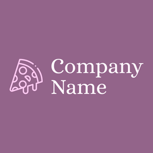 Pizza slice logo on a Strikemaster background - Alimentos & Bebidas